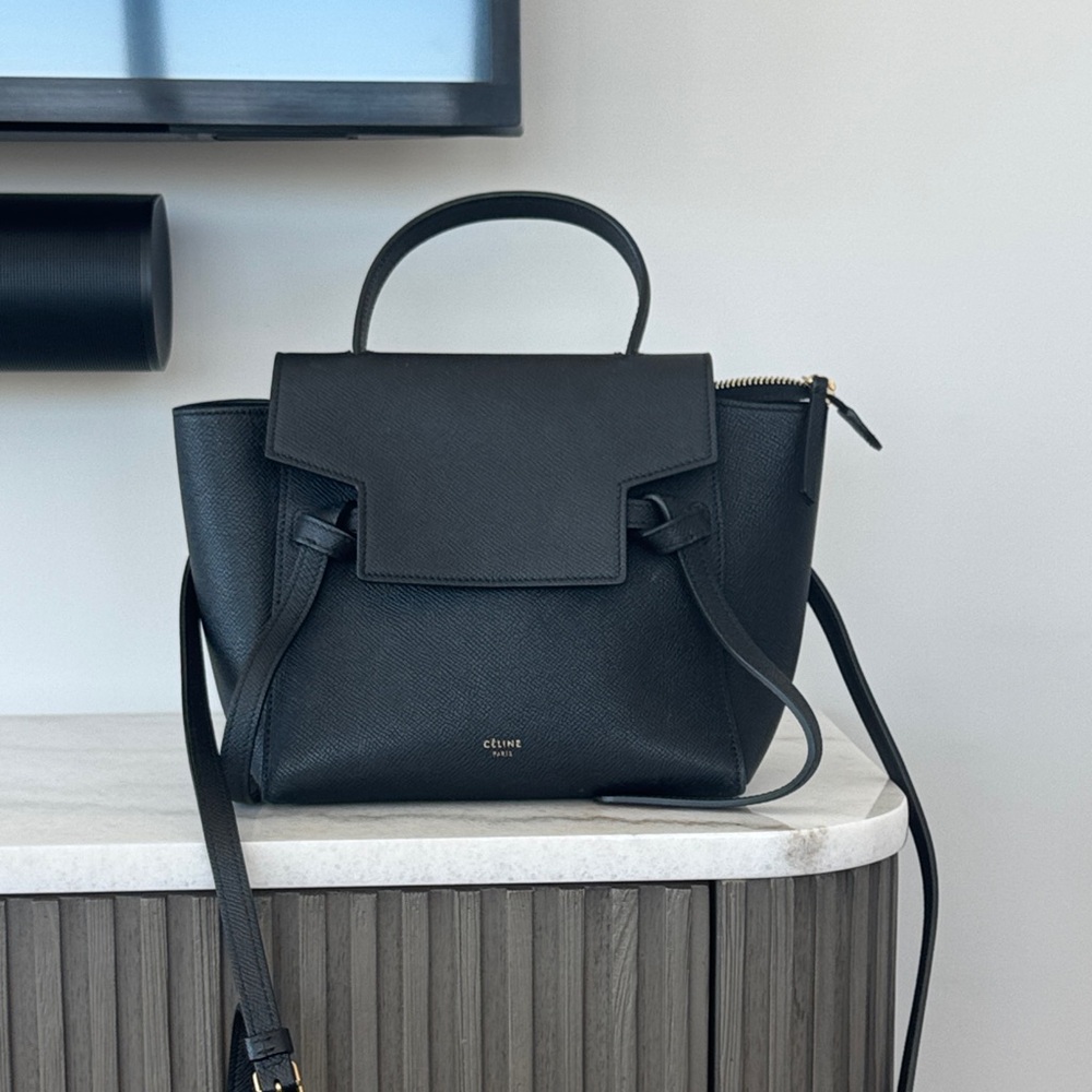 Celine Belt Bag Nano Black